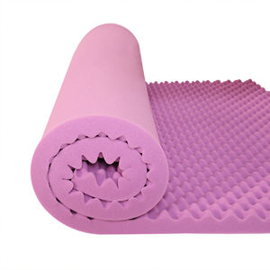 4 Inch Foam Bed Topper Cooling 4 Inch Egg <b>Crate</b> Memory Foam Mattress Topper with Cooling Gel Infusion - Product Image 4