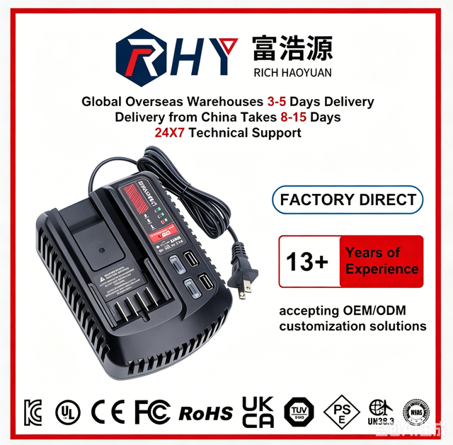 RHY 20V Battery Charger Replacement for CRAFT Lithium Ion 20Volts Battery CMCB104 CMCB202 CMCB205 CMCB101 CMCB204 CMCB209