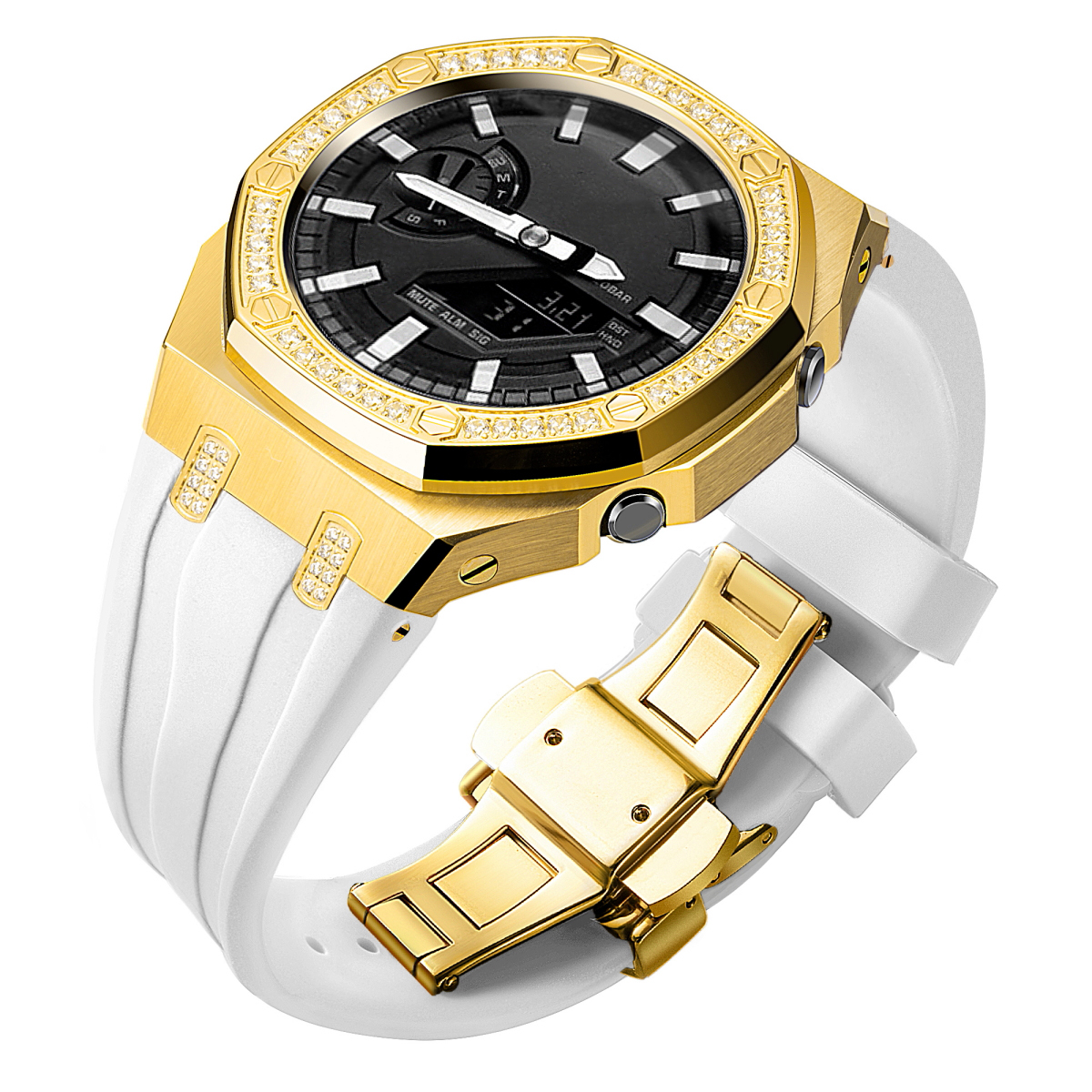 Gold white
