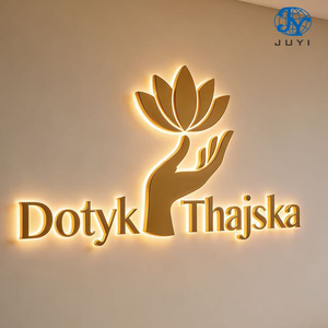 Letrero Luminoso LED Personalizado para Exteriores, Impermeable, para <span class=keywords><strong>Spa</strong></span> Tailandés y Tienda de Relajación, Diseño de Letras Retroiluminadas para Letreros Publicitarios de Acrílico - Product Image 5