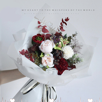 Conception personnalisée Décoration étanche coloré Corée fleur papier d'emballage fleur emballage