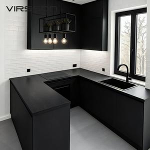 Juego de Gabinetes de <span class=keywords><strong>Cocina</strong></span> Modernos de Madera Contrachapada y MDF, Diseño Personalizado en 48 Horas, <span class=keywords><strong>Isla</strong></span> de <span class=keywords><strong>Cocina</strong></span> en Forma de U, Hecho en China - Product Image 2
