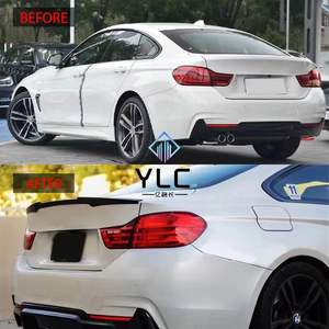 Alerón de <span class=keywords><strong>maletero</strong></span> de fibra de carbono de alta calidad estilo V para BMW 5 Series G30 G38 F90 M5 alerón de ala superior <span class=keywords><strong>2017</strong></span> - Product Image 3