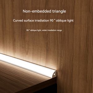 16x16 Mét bề mặt gắn V hình hồ sơ LED Strip <span class=keywords><strong>Bar</strong></span> ánh sáng V theo dõi khuếch tán cong nhôm kênh cho LED tuyến tính ánh sáng - Product Image 5