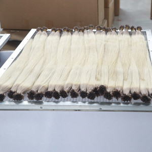 <span class=keywords><strong>De</strong></span> lujo <span class=keywords><strong>de</strong></span> la cutícula doble dibujado 100% humano, extensión <span class=keywords><strong>de</strong></span> cabello <span class=keywords><strong>de</strong></span> punta plana Remy <span class=keywords><strong>DE</strong></span> LA <span class=keywords><strong>VIRGEN</strong></span> - Product Image 4