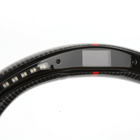 Volants en fibre de carbone avec voyant LED de changement de vitesse en stock, compatibles avec BMW E90 E92 M3 E82 E90 E87 M3 M2, volants personnalisés