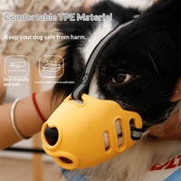 Muselière pour grand chien Pipitao Original Fun, en TPE arrondi, réglable, protection anti-morsure pour chien