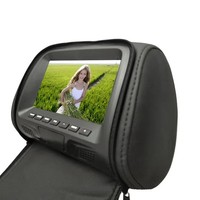 Moniteur d'appuie-tête de voiture 7 pouces 1080P HD avec lecteur multimédia intégré Android/iOS pour passagers arrière