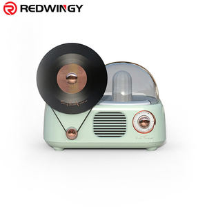 Redwing Gramophone AUX haut-parleur Bluetooth Portable à dents bleues, meilleur son, barre de son, diffuseur d'arôme avec lumière ambiante - Product Image 1