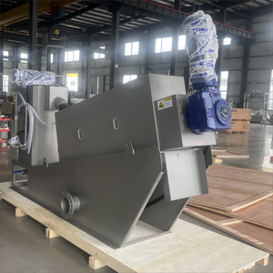Presse à vis de déshydratation des boues SS304 à faible empreinte pour usine de traitement des boues d'huile de palme MYDL301 - Product Image 5