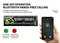 Reproductor MP3 para Auto con Bluetooth 7388 de Alta Potencia, 4 RCA, Retroiluminación RGB de 7 Colores, Doble USB, Pantalla LCD