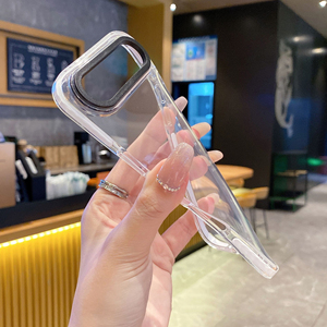 Tpe khung rõ ràng mềm TPU trường hợp điện thoại cho Iphone 17 Pro Max màu máy ảnh khung biểu tượng tùy chỉnh trường hợp điện thoại cho Iphone 17 - Product Image 4