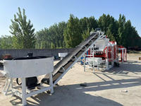 Machine à fabriquer des briques QT4-15S, machine à briques de pavage emboîtables, machine à briques intelligente à commande PLC, machine à briques creuses