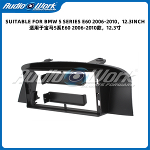 Cadre de lecteur DVD de voiture en gros, cadre d'<span class=keywords><strong>autoradio</strong></span> 12,3 pouces pour <span class=keywords><strong>BMW</strong></span> Série 5 <span class=keywords><strong>E60</strong></span> 2006-2010 - Product Image 3