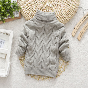 Vente flash - Automne-hiver - Vêtements pour tout-petits - Couleurs unies - Pulls en tricot pour garçons - 1 2 3 4 5 6 7 ans - Pulls pour filles - Product Image 1