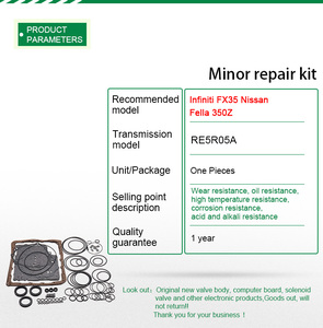 <span class=keywords><strong>Re5r05a</strong></span> 5r35 phụ tùng ô tô tự động DRIVETRAIN đại tu <span class=keywords><strong>seal</strong></span> <span class=keywords><strong>Kit</strong></span> cho Nissan Hyundai Infiniti hộp số tái thiết sửa chữa <span class=keywords><strong>Kit</strong></span> - Product Image 5