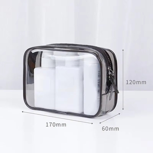 1pc Women's PC Water Resistant Custom Makeup Bag Transparent Cosmetic Case Zipper Travel <strong>Organizer</strong> Storage <strong>Bath</strong> for Wash - Product Image 4