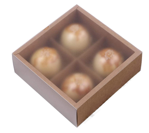 Freddo Tratta Scatole Regalo, Scatole di Biscotti Cupcake Cottura Al Forno Dolci Chicche Biscotti Fatti A Mano Bah Bombe Scatole - Product Image 2