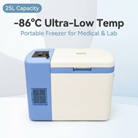 Congélateur-réfrigérateur portable Orion 25L -86°C à très basse température avec dégivrage automatique et refroidissement par ventilateur pour la chaîne du froid biomédical