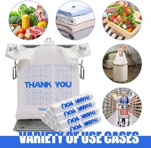 Bolsas de plástico tipo camiseta para compras, reutilizables y desechables para restaurantes, tiendas de conveniencia, alimentos y supermercados - Product Image 6