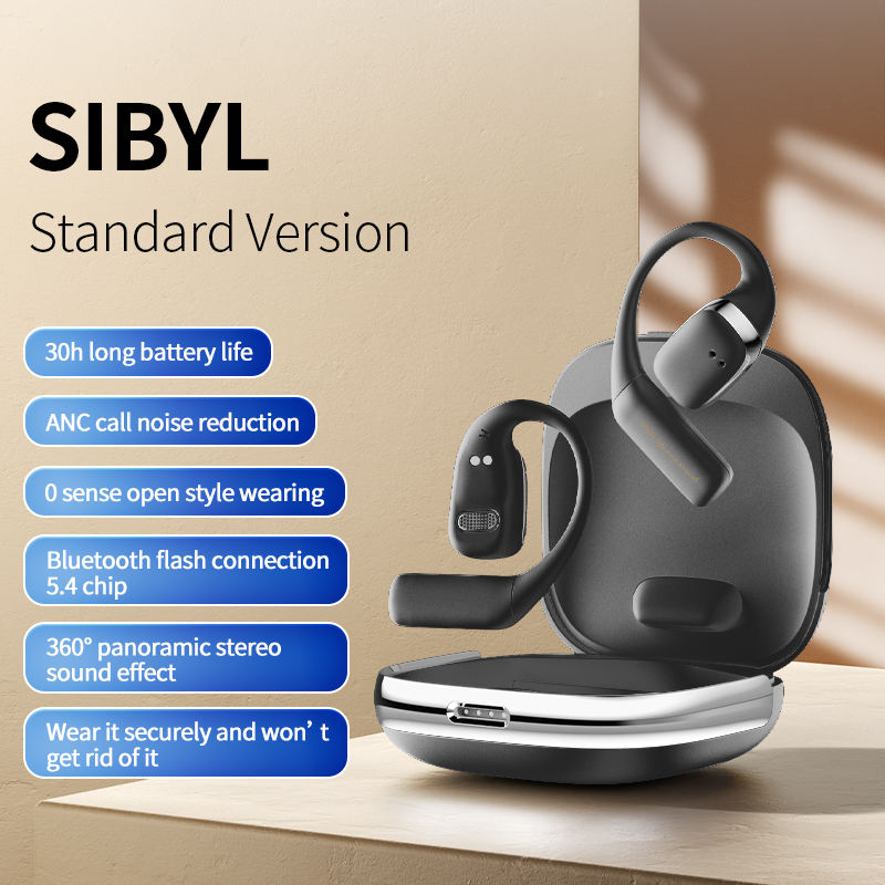 ORANGLES Sibyl ANC Open-Ear Hook True Wireless Earbuds | Bluetooth 5.4, Active Noise Cancellation, Hands-Free Business Headset, Charging Case - high resolution display - exposing craftsmanship - Image 2 of 6 | built for everyone | Sibyl ANC Open-Ear Hook True Wireless Earbuds | Bluetooth 5.4, Active Noise Cancellation, Hands-Free Business Headset, Charging Case for sale Georgia | Free Shipping ORANGLES