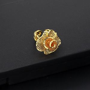 Ensemble de bijoux fantaisie JXX pour femmes, 2 pièces/ensemble - Bracelet et bague en laiton et zircon pour mariages, fêtes, anniversaires, fiançailles - Product Image 2