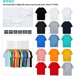 เสื้อยืดผู้ชายคุณภาพสูง ผ้าฝ้ายเมอร์เซอไรซ์ 100% ไซส์ใหญ่ พิมพ์ลายโลโก้ตามสั่งด้วยเทคนิค DTG ลายเรียบ สำหรับชุดทำงานหรือวิ่ง - Product Image 2