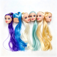 Tête de poupée de mode AJB Toy de 11,5 pouces (30 cm) en vinyle, accessoires pour la fabrication de poupées personnalisées
