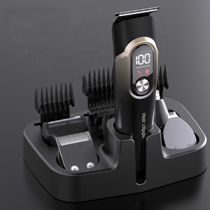 Kit di Cura Maschile 5 in 1, Rasoio <span class=keywords><strong>Elettrico</strong></span> Ricaricabile USB, Trimmer per Naso/Corpo, Set per Uso Domestico - Product Image 3