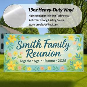 Bannière en tissu personnalisée avec logo personnalisé avec code de coupon de Noël pour la promotion du magasin de Noël - Product Image 4