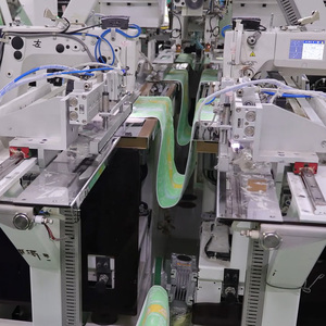 Tự động Terry khăn chéo hemming máy cho bông khăn vải cuộn ngang may dây chuyền sản xuất - Product Image 5