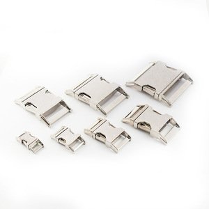 Zinc Alloy Side Release Buckles For Bags Wear Resistant Durable <b>Hardware</b> Accessories Solid Color Fasteners - Product Image 1