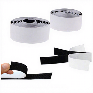 25m Per Roll Heavy Duty Elastic <strong>Heat</strong> <strong>Resistant</strong> Strong Sticky <strong>Glue</strong> Back Double Sided Self Adhesive Hook Loop Tape Fastener Roll - Product Image 2