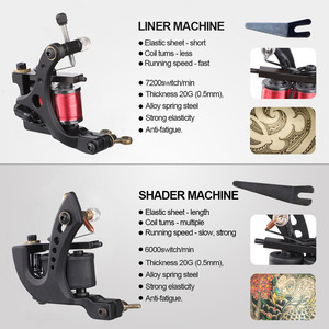 Machine à tatouer classique à bobines pour le traçage, équipement professionnel de tatouage, machine pour l'art corporel - Product Image 3