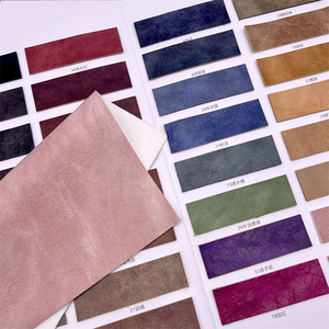 1.2MM doux lisse couleur unie Vegan daim PU Faux cuir synthétique rouleaux tissu pour bricolage sacs à main portefeuilles artisanat - Product Image 2