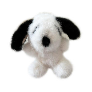 Llavero de Perrito Adorable, Colgante de Moda con Diseño de Perro, Creativo, de Piel Sintética de Visón, para Parejas, para Llaves de Coche, Bolso, Joyería, Accesorios - Product Image 6