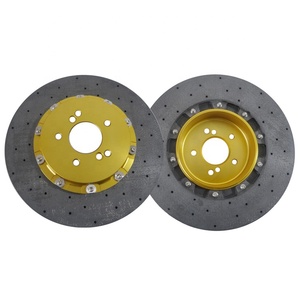 Rotor de disco de freno de cerámica de carbono de titanio, para Benz S63 Audi RS7 <span class=keywords><strong>Abarth</strong></span> 595 Nissan GT-R35 - Product Image 4