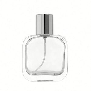 Botellas de Vidrio Cuadradas con Esquinas Redondeadas, Recargables y Vacías, de 30ml, 50ml y 100ml de Capacidad, Personalizadas - Product Image 2