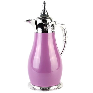 럭셔리 1L 아랍어 열 보온병 물 차 진공 d 유리 내부 오리 청구 주전자와 유럽 커피 포트 - Product Image 2