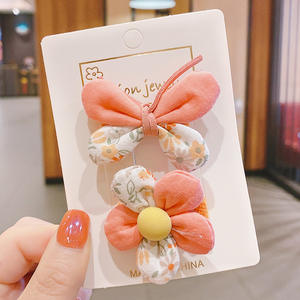 Набор из 2 заколок для волос «Принцесса», бантики, милые аксессуары для волос, новый дизайн 2022 года, корейский стиль, для девочек и детей, HUIYI - Product Image 6