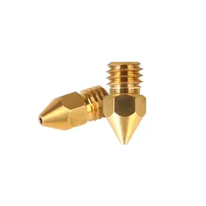 HONGYAN 5/10PCS 1.75mm MK8 3D Printer Brass Nozzle Extruder Printing Head For Anet A8+ Ender 3 3S Pro V2 CR10 3D Printer Parts