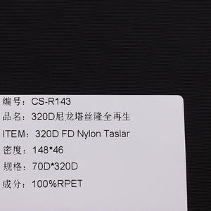 Vente chaude Couleur Personnalisée 100% Recycler Nylon 320D FD Nylon Taslan Tissu Pour Veste Vêtements De Plein Air <span class=keywords><strong>Combinaison</strong></span> De <span class=keywords><strong>Ski</strong></span> - Product Image 6