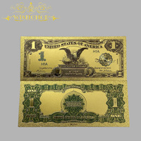 Billets de banque américains de tous les styles, anciens billets de dollar plaqués or 24 carats, billets commémoratifs en feuille d'or pour collectionneurs
