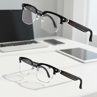 Lunettes Intelligentes E13 avec Écouteurs Intégrés, Contrôle Tactile, Monture PC Ultra-Résistante, Appels, Navigation, Jeux, Musique et Appels Téléphoniques