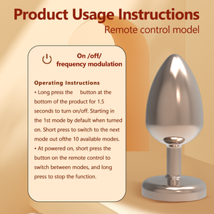 Paar-Analplug Sexspielzeug Intimes Metall Edelstahl Analplug <span class=keywords><strong>Dildo</strong></span> Vibrator Glatte Oberfläche Analplug - Product Image 6