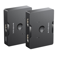 Mindpure 8K 3 puertos para HDMI Switcher Splitter Convertidores de video bidireccionales duales con HDCP2.2 1 entrada 2 salidas