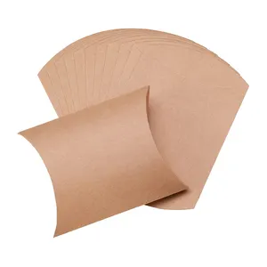 Экологичная уникальная форма одинарная бумажная Подушка различного размера для конфет
