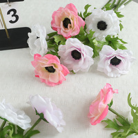 Fleurs de pavot artificielles faites à la main en gros, tiges de pavot de soie au toucher réel, en vrac pour la décoration de mariages, la fête des mères, fournitures pour fleuristes