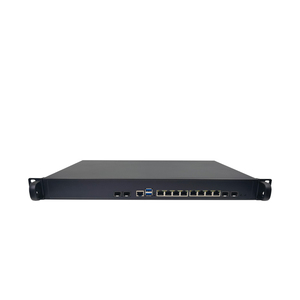 2*10G SFP 8 lans tường lửa Barebone PC 8 + 2*10G SFP pfsense opnsense 1U tường lửa 8 cổng Ethernet Core i5 i7 pfsense PC Router - Product Image 1