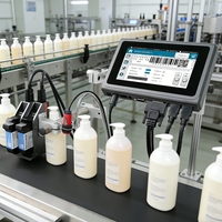 Impresora Industrial de Inyección de Tinta Térmica DOCOD T200E, Máquina de Codificación de Fechas TIJ para Cajas Médicas, Marcado de Códigos QR DataMatrix, Trazabilidad